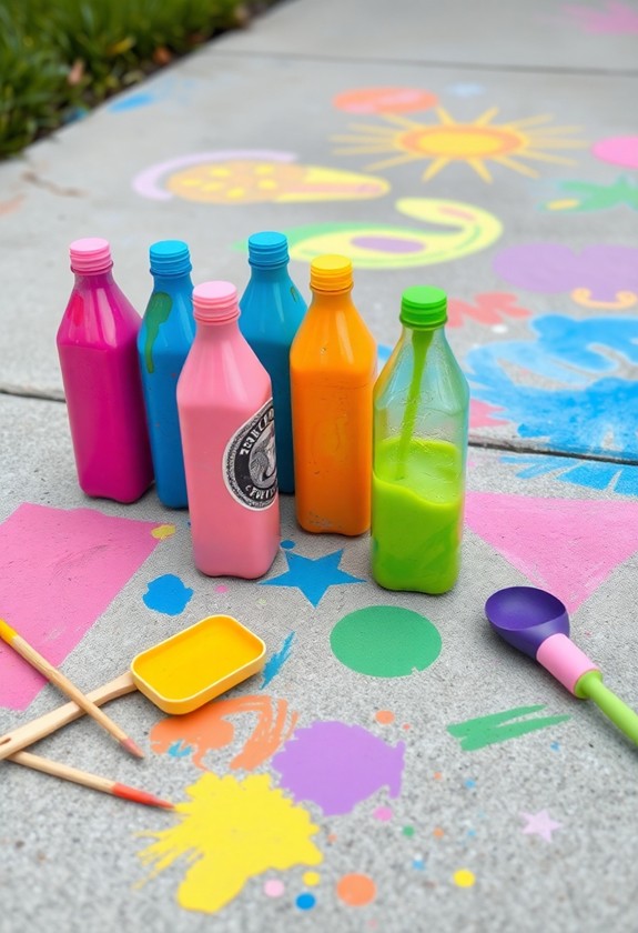 homemade washable sidewalk paint