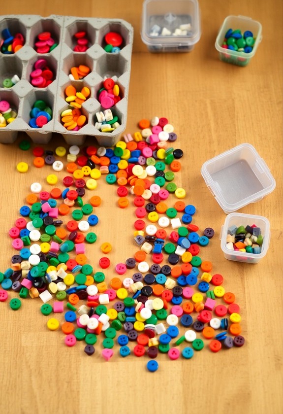 interactive button organization challenge