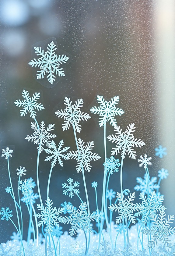 magical winter wonderland display