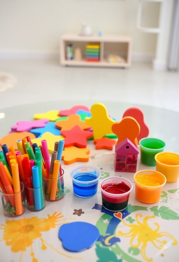 mess free toddler art