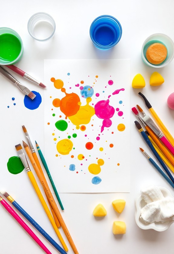 mess free toddler art activities