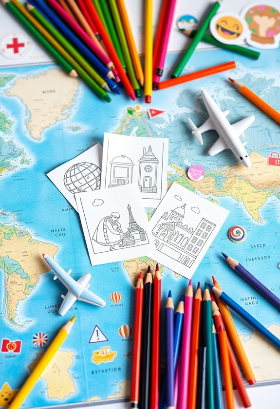 mini coloring books travel fun