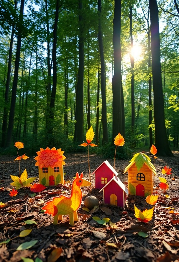 natural art installations created
