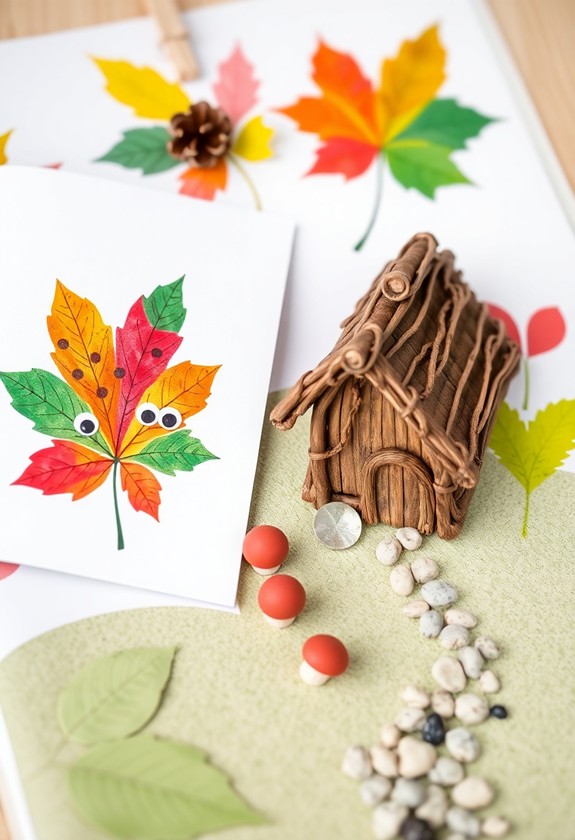 nature inspired art for toddlers