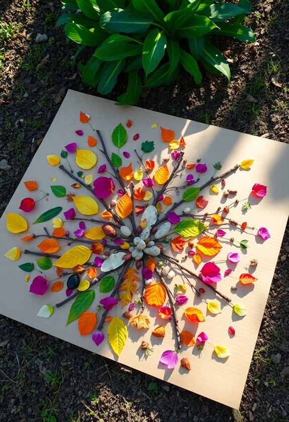 nature inspired outdoor crafting experience