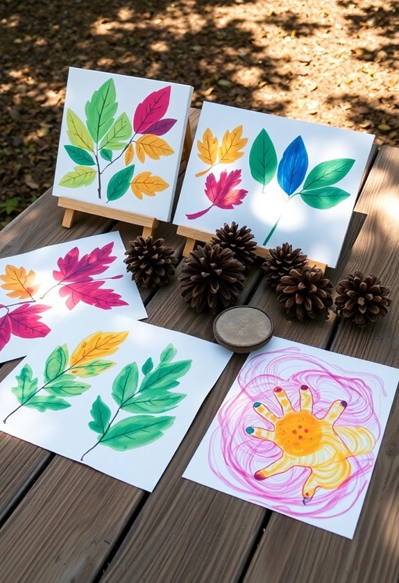 nature inspired preschool art adventures