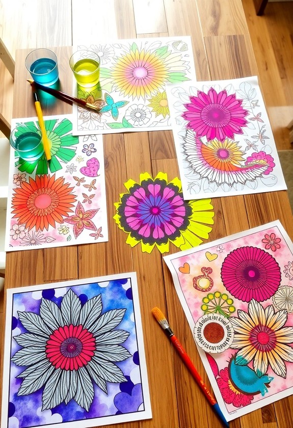 no mess coloring experience