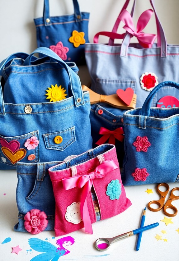 pants converted into tote