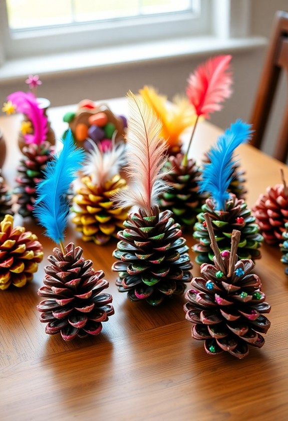 pinecone art creation session