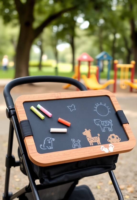 portable chalkboard writing surface