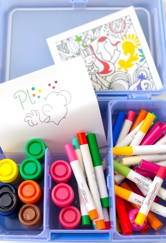 portable creative supplies bundle