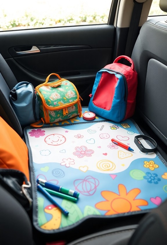 portable water based drawing mat