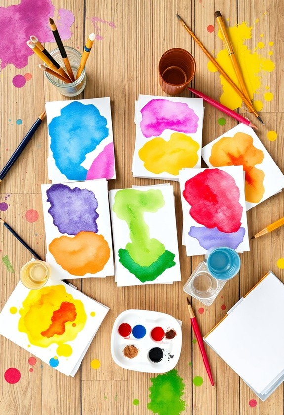 portable water painting pads