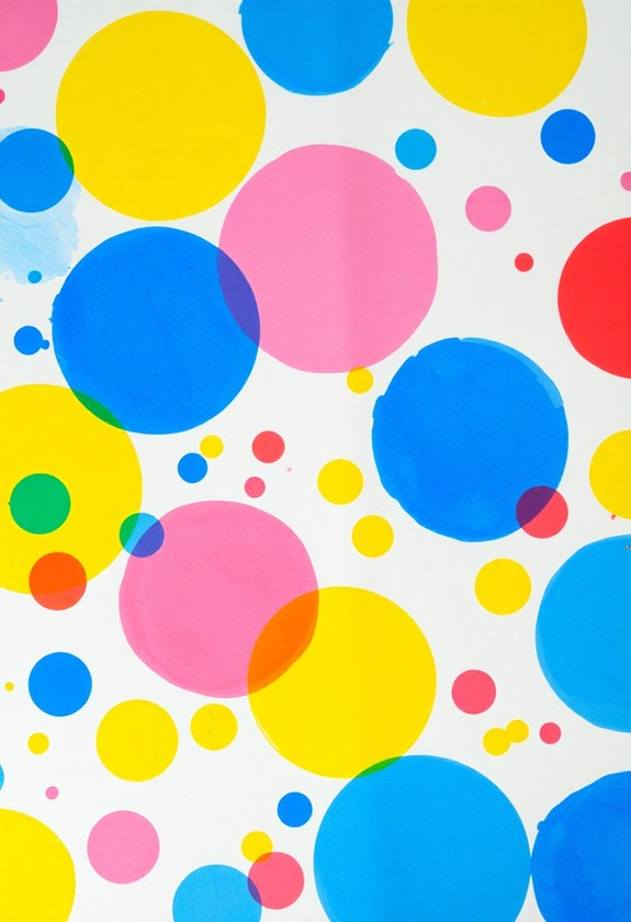 printed bubble wrap technique