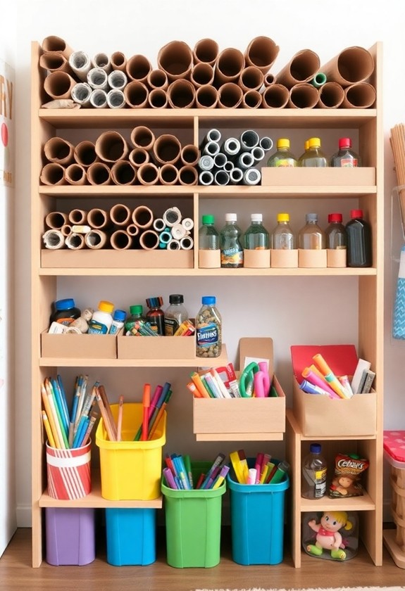 recycled crafting materials hub