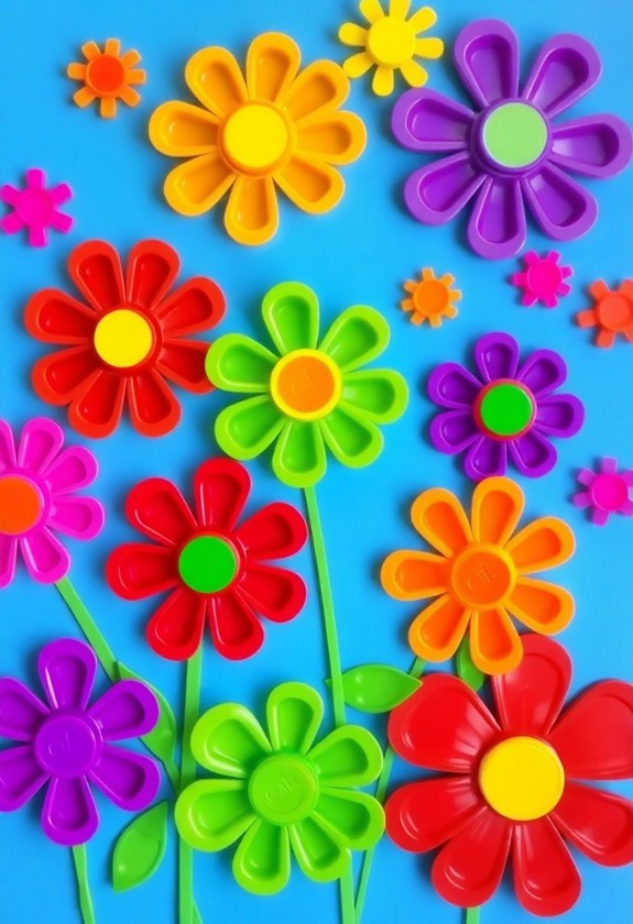 recycled plastic bottle garden