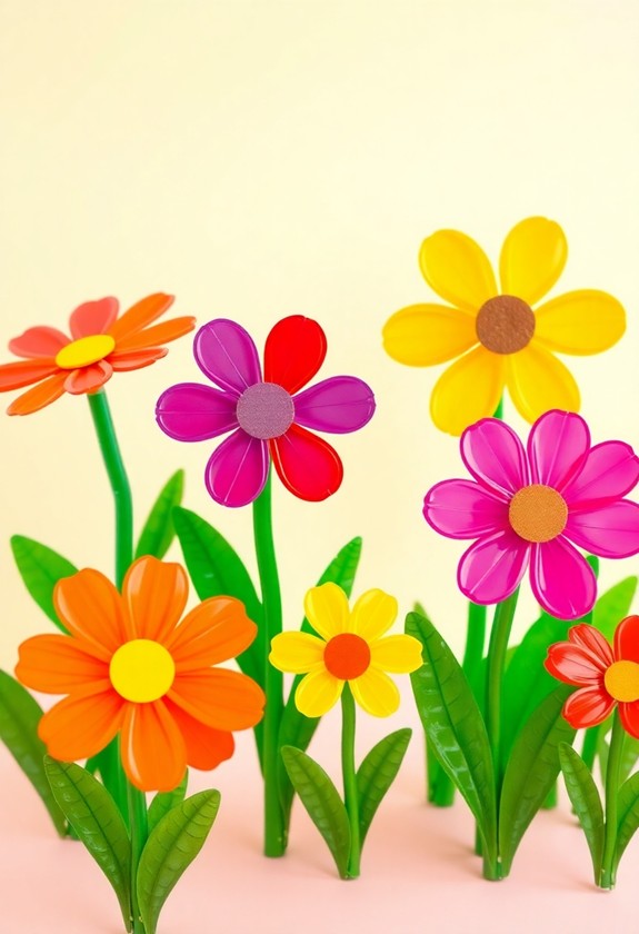 recycled plastic bottle gardens
