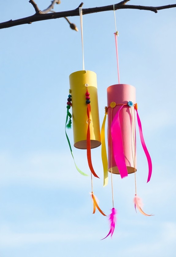 recycled toilet paper chimes