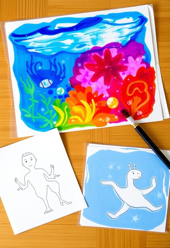 reusable water reveal activity pads