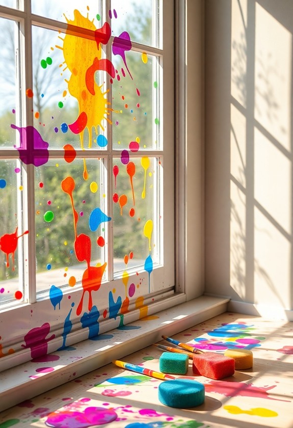 reversible outdoor art technique