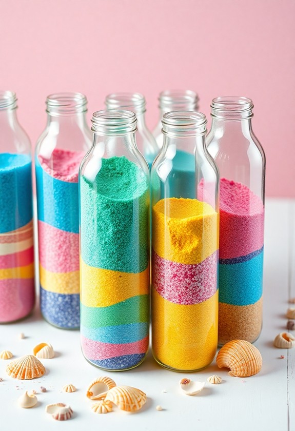safe toddler sand art