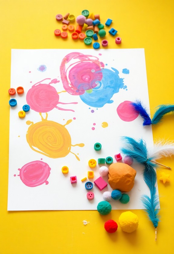 sensory art for toddlers
