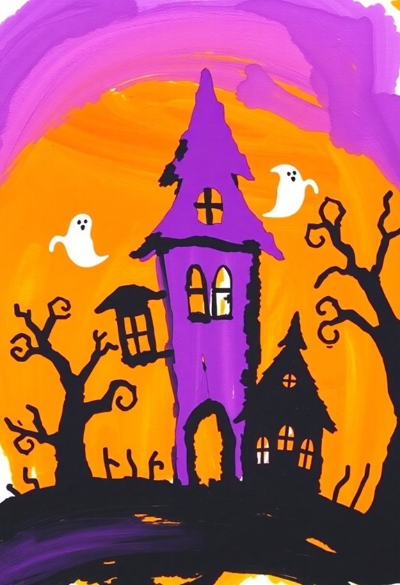 spooky haunted house atmosphere