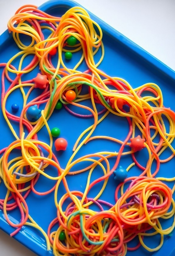tactile pasta exploration activity