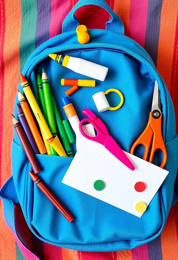 toddler art backpack essentials