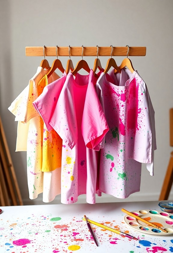 toddler art smock tips