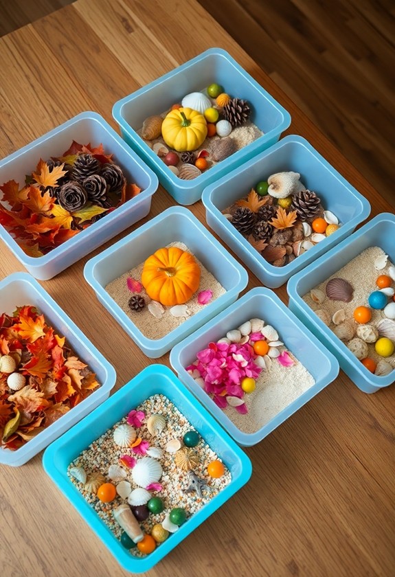 top seasonal sensory bins