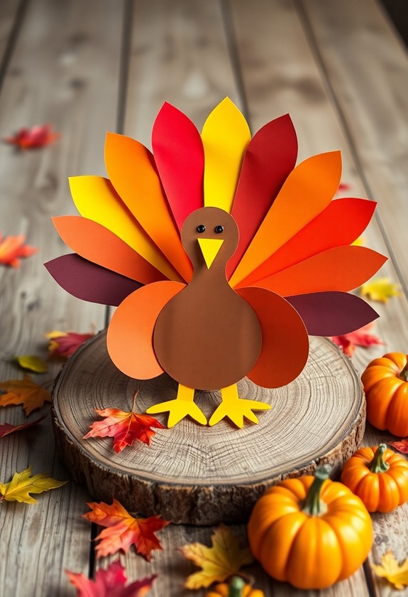 turkey handprint craft activity