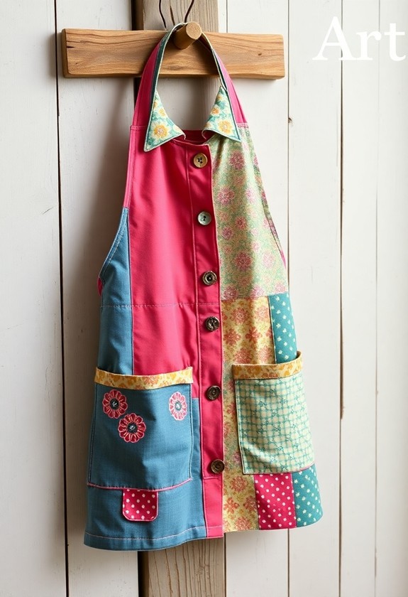 upcycled shirt cooking apron