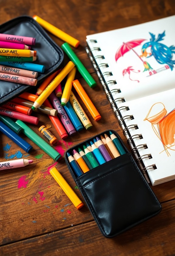 vibrant art medium exploration