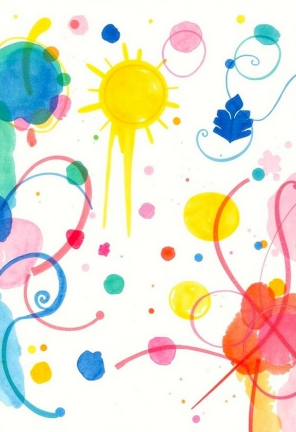 vibrant crayon art technique