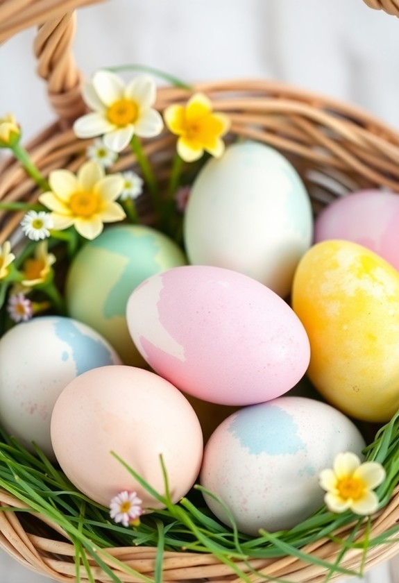 vibrant easter egg crafts