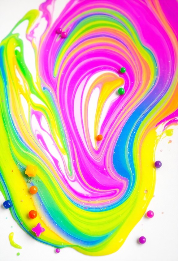 vibrant fun textured crafts