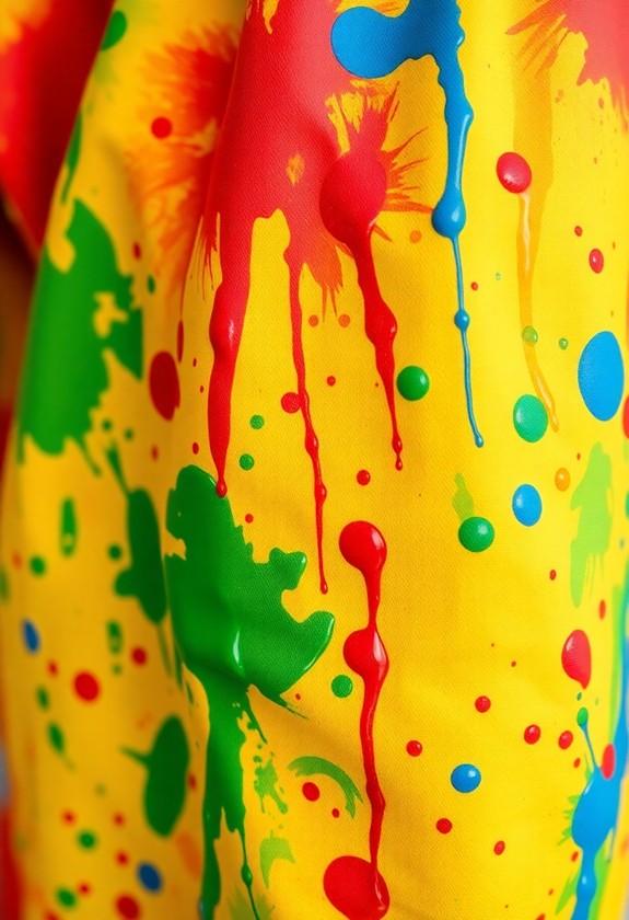 vibrant hues conceal imperfections