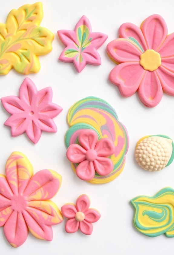 vibrant salt dough creations