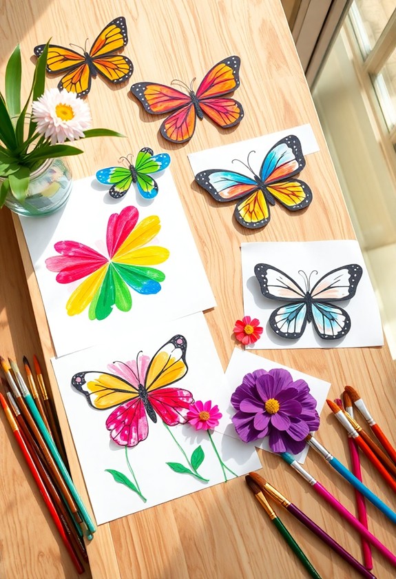 vibrant spring craft ideas