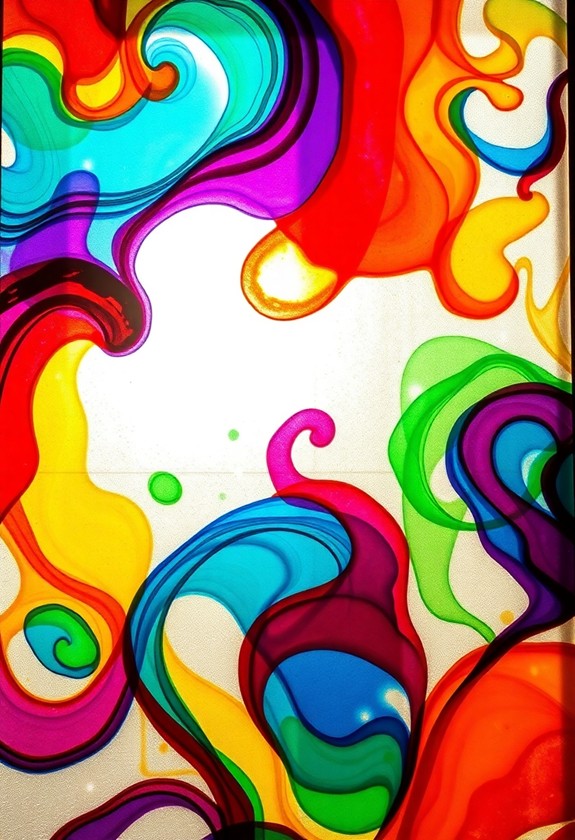 vibrant stained glass creations